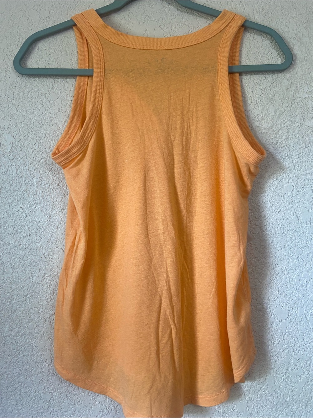 LOFT Peach Button-Front Henley Tank - Picture 6 of 6